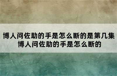 博人问佐助的手是怎么断的是第几集 博人问佐助的手是怎么断的